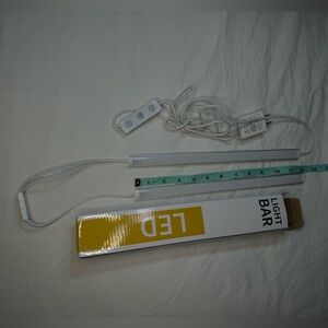 LED Light Bar with Controlled Lighting - White Trim - 12 inch each light X2